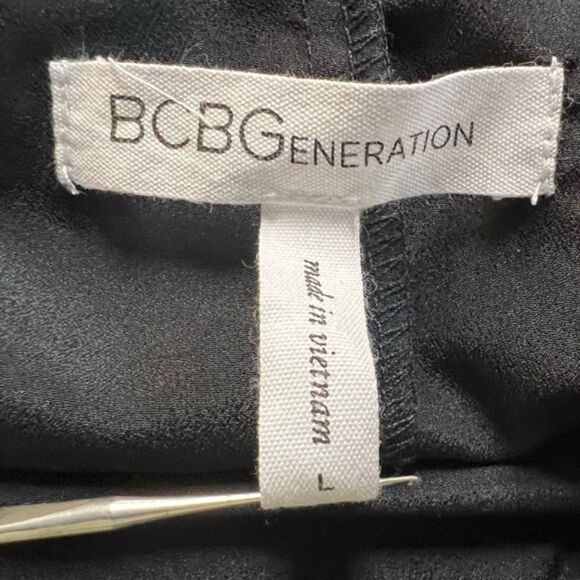 BCBG Generation Floral Cold Shoulder Dress – Size Large - Picture 3 of 6